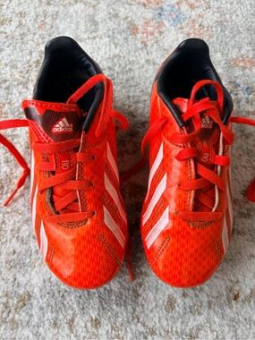 adidas Kids orange Soccer Cleats